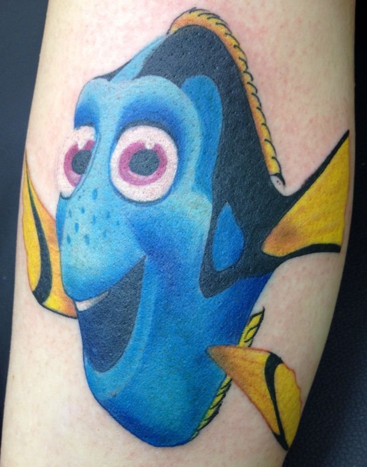 海底总动员多莉纹身图案