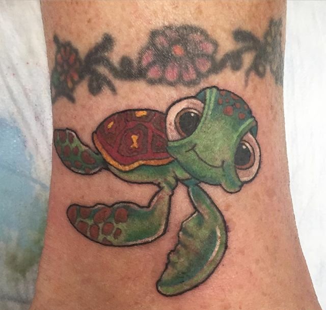 小海龟纹身图案