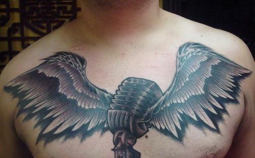 42款漂亮霸气的胸部纹身