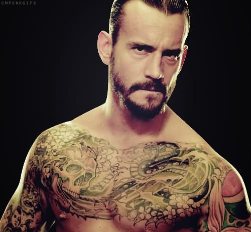 42款漂亮霸气的胸部纹身