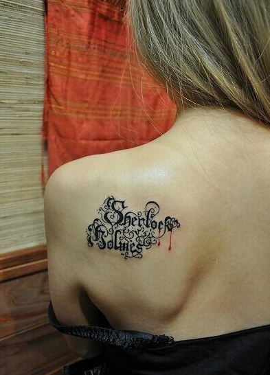 好看的哥特字母纹身图案