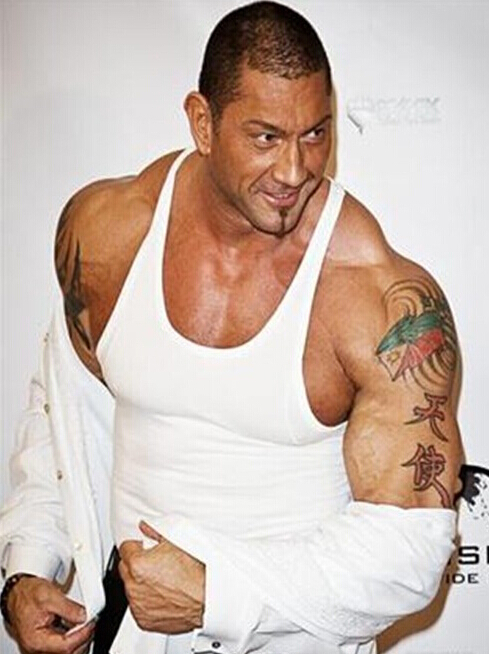 WWE超级明星巴蒂斯塔纹身