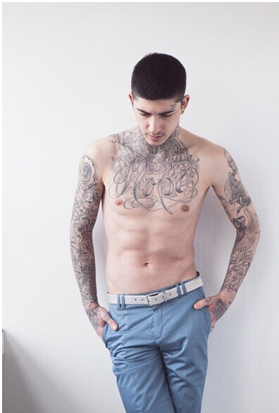 超帅超酷帅哥纹身图案