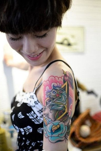 天马行空的花臂纹身