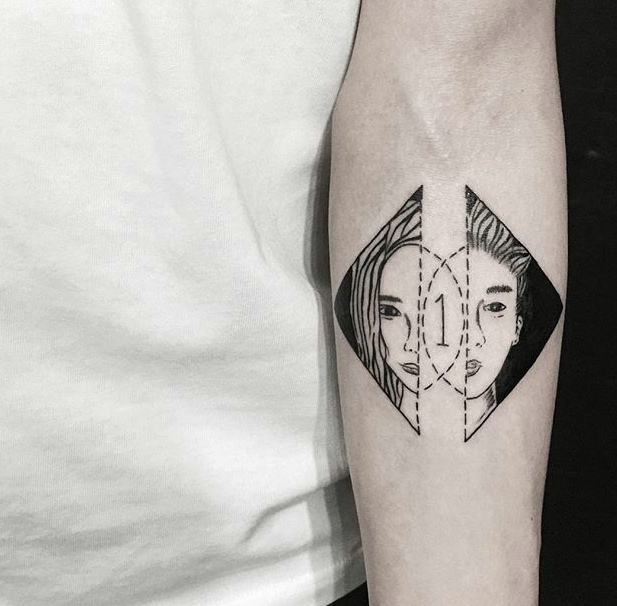 非常棒的百看不厌手臂个性纹身