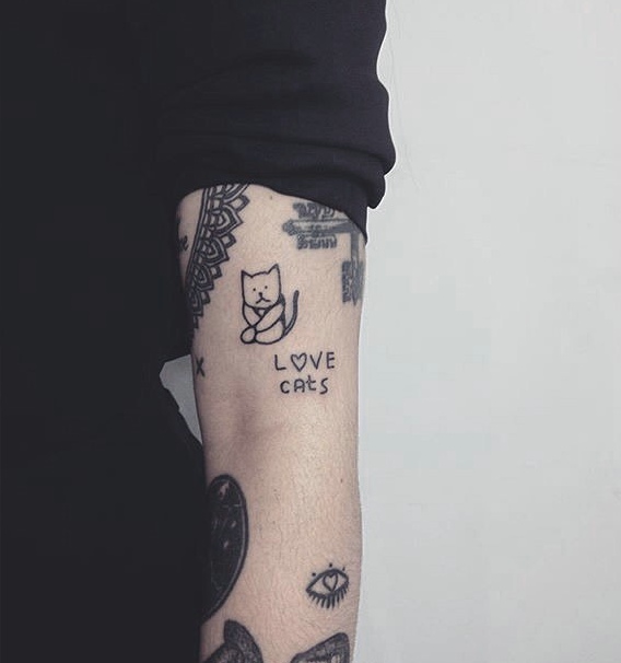 非常棒的百看不厌手臂个性纹身