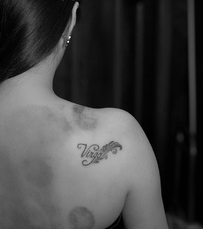 几款处在同一个部位的不同图案纹身