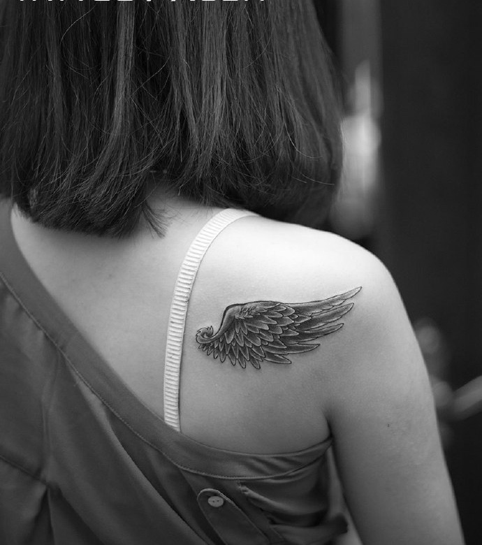 几款处在同一个部位的不同图案纹身