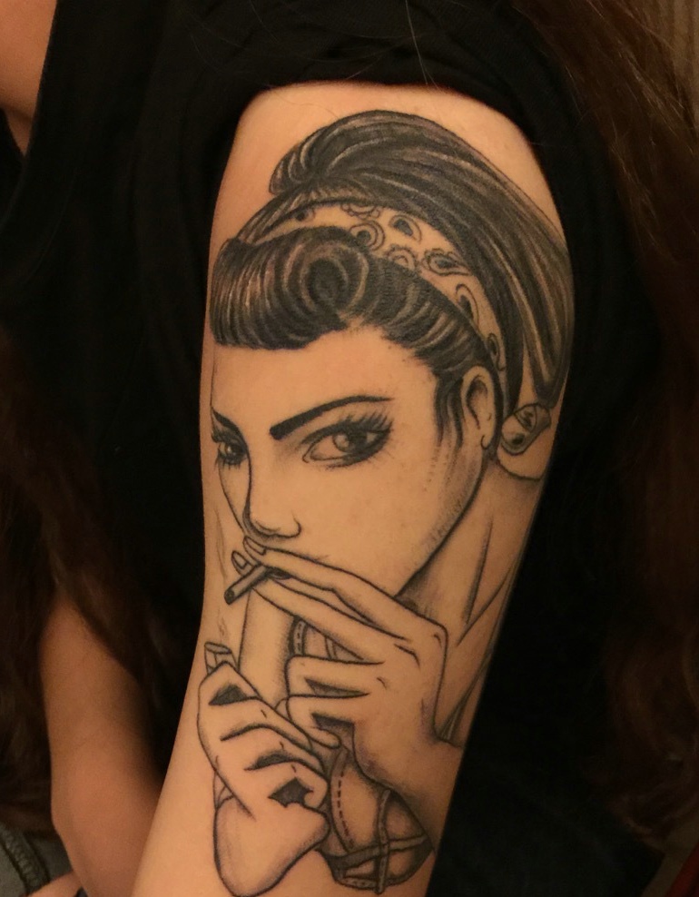 一组现代派的个性图腾刺青