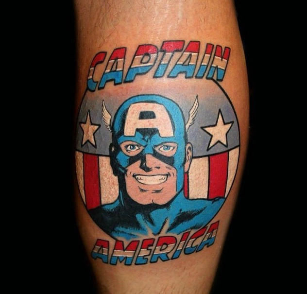 带你回到童年的一组彩色图腾纹身