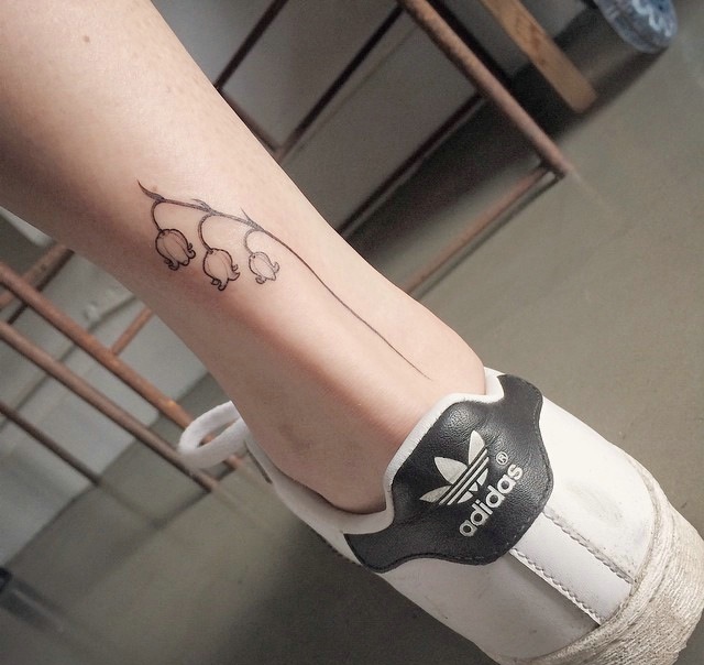 一组小清新又自然的小图案纹身