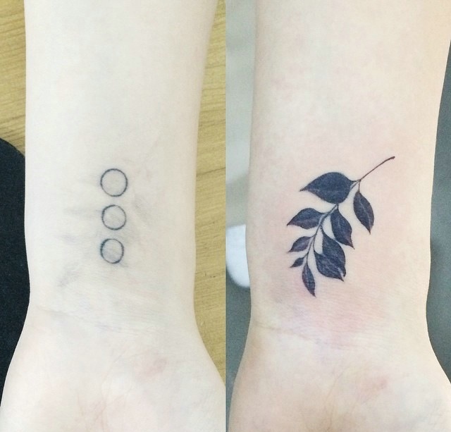 一组小清新又简单的小图案纹身