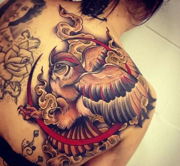 几款非常漂亮又精致的飞鸟刺青