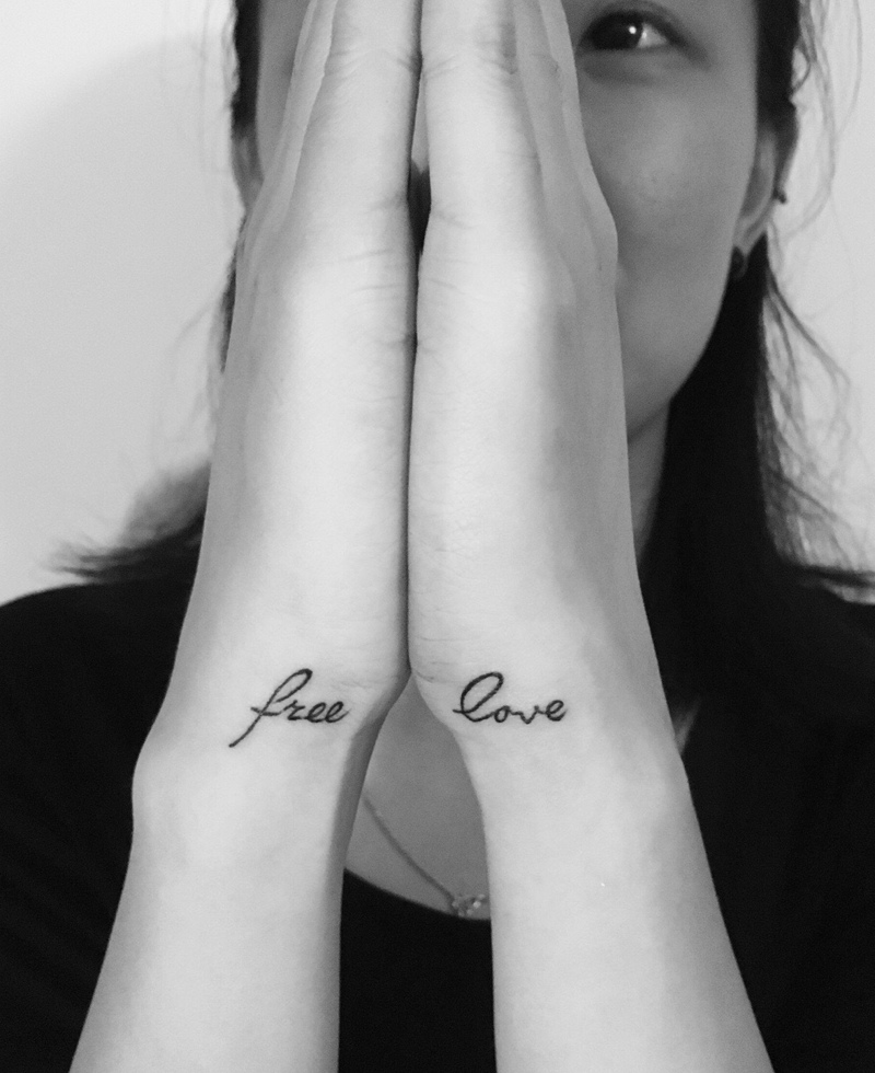 简单而又不脱俗的英文刺青