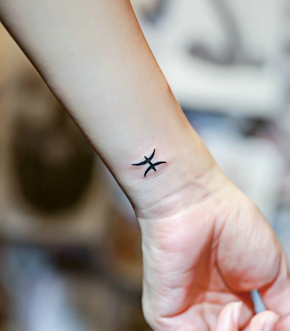 一组小清新又优雅的小图案纹身