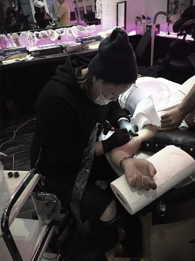 日系的手臂纹身