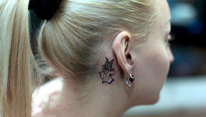 可爱小巧小孩纹身图案