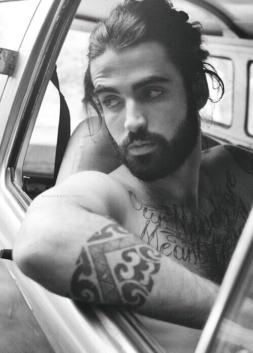 一组男明星的帅气纹身风采