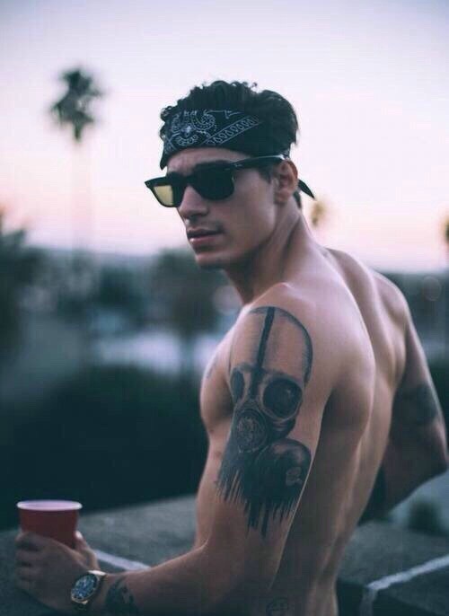 一组男明星的帅气纹身风采