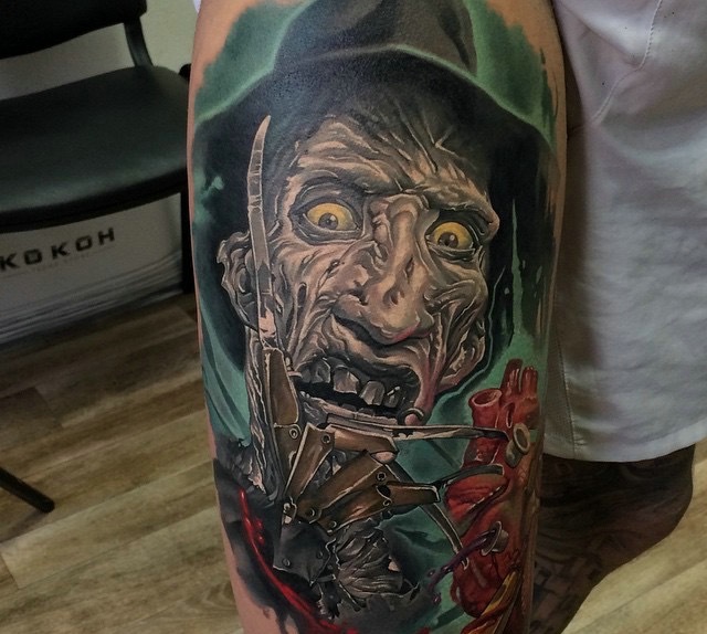 几款闪闪发亮的手臂彩色图腾刺青