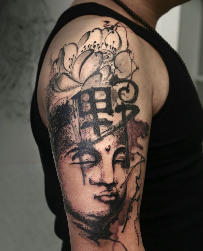 一组适合魅力男士的图腾纹身图案