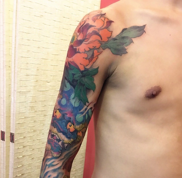 夺夺逼人的花臂图腾纹身图案