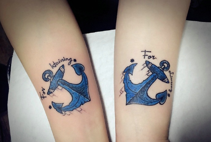 适合90后小情侣的个性纹身图片