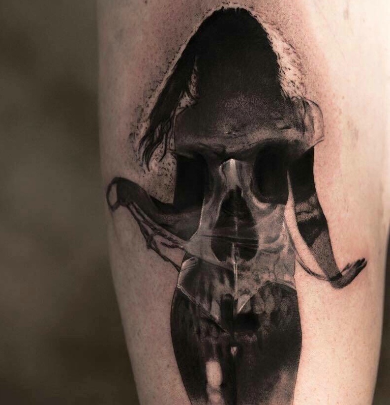 亮瞎眼的逼真3d图腾纹身图案