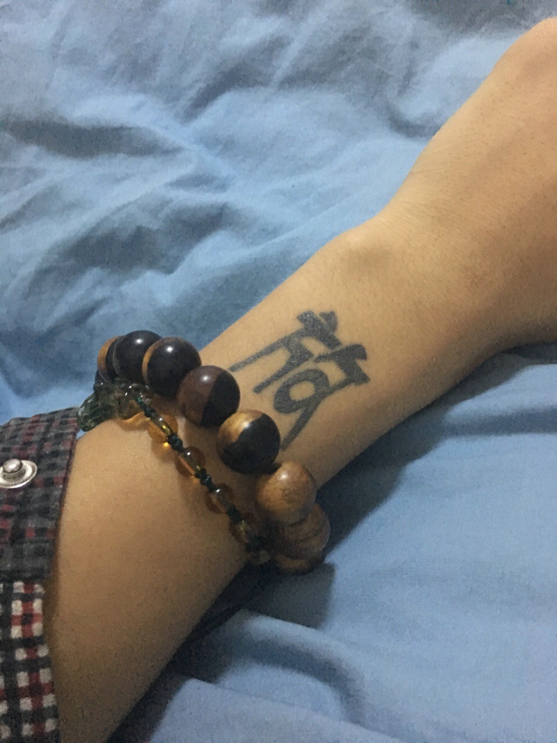 有着深层含义的放字刺青