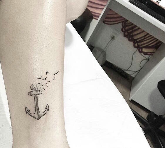 一组简约型的小清新图腾纹身图片