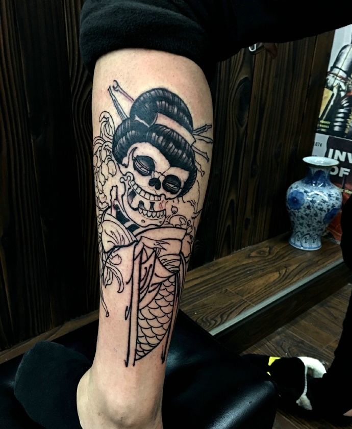 一组超级时尚的各类图腾纹身图案