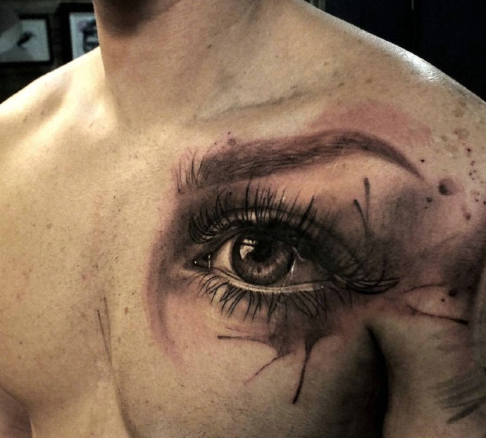 一组十分逼真的梦幻3d图腾纹身图片