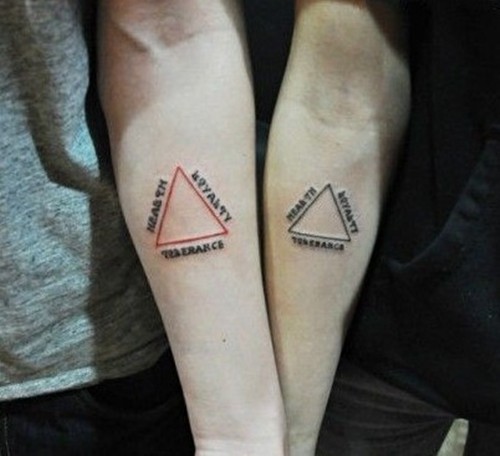 情侣性感纹身图案