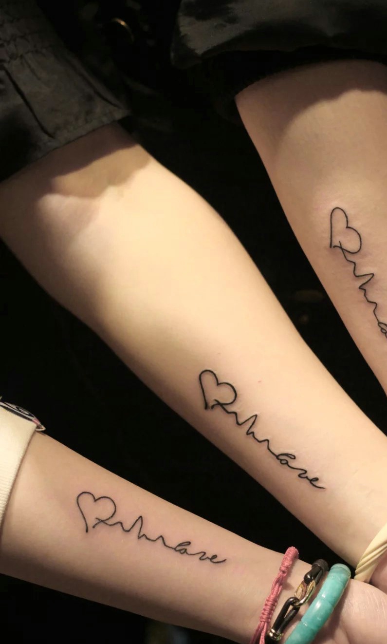 适合姐妹们的手臂小清新纹身图片