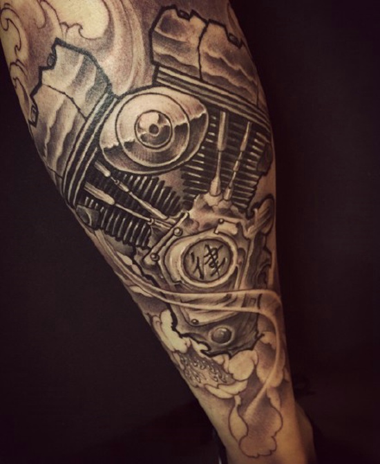 个性经典男生纹身图案