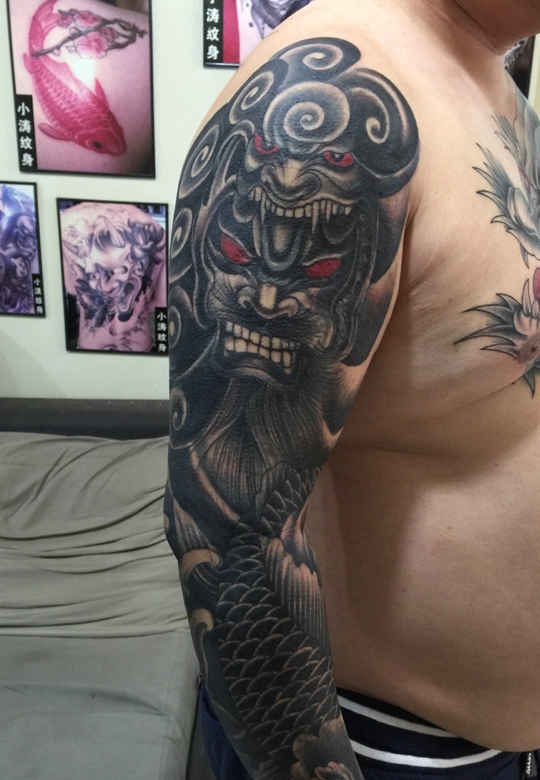 霸气无比的花臂纹身图案惊呆所有