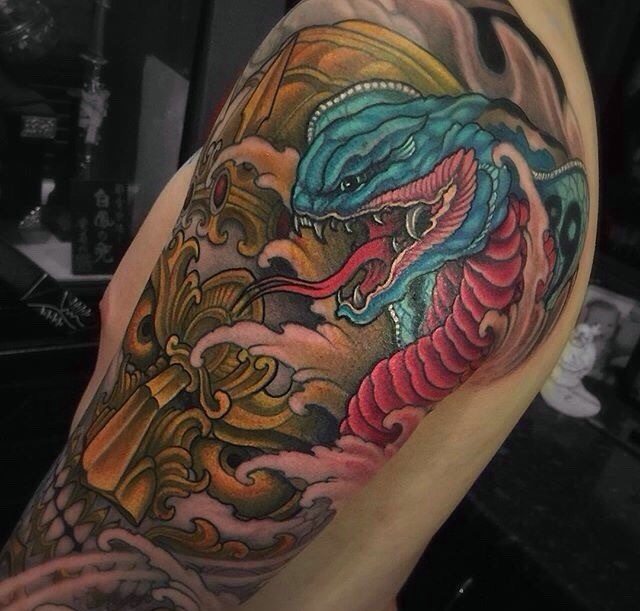 一组非常野性的另类图腾纹身图案