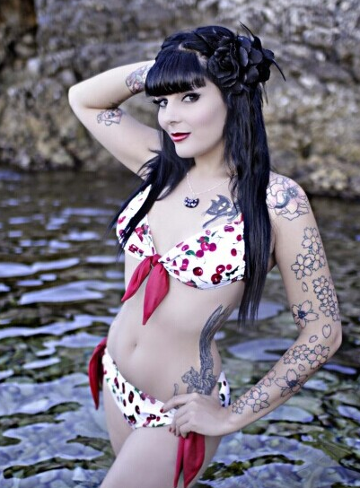 很性感欧美美女纹身图案