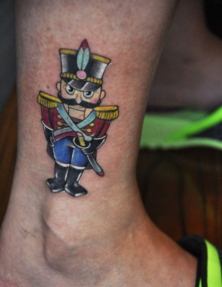 威风霸气骑士纹身图案