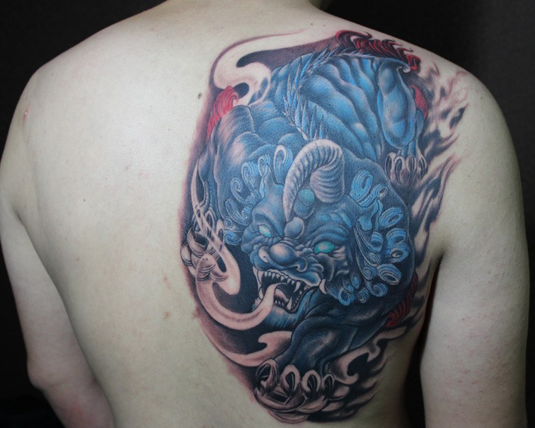 招财进宝貔貅的纹身图案