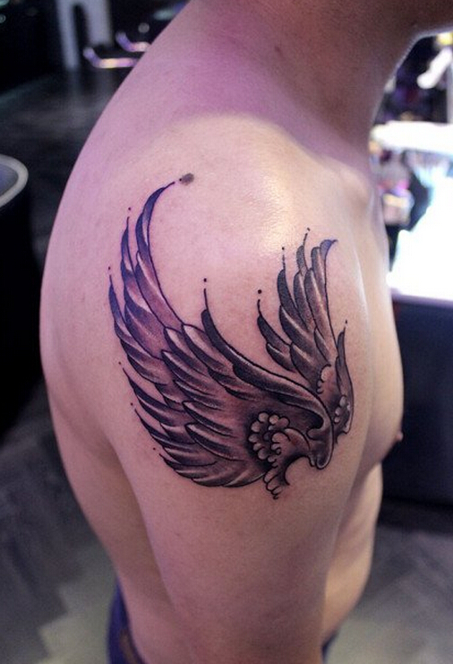 手臂翅膀纹身纹身图案