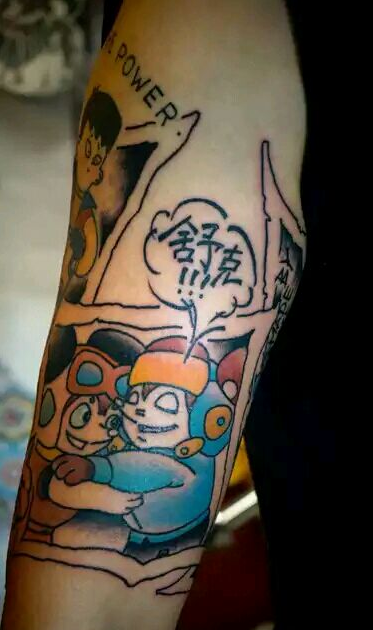 动漫舒克贝塔纹身图案