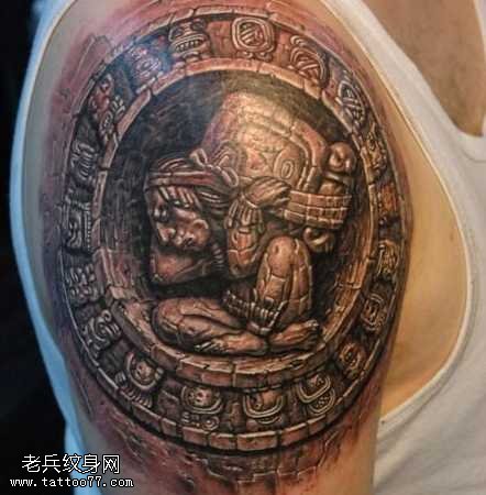 胳膊神话纹身图案