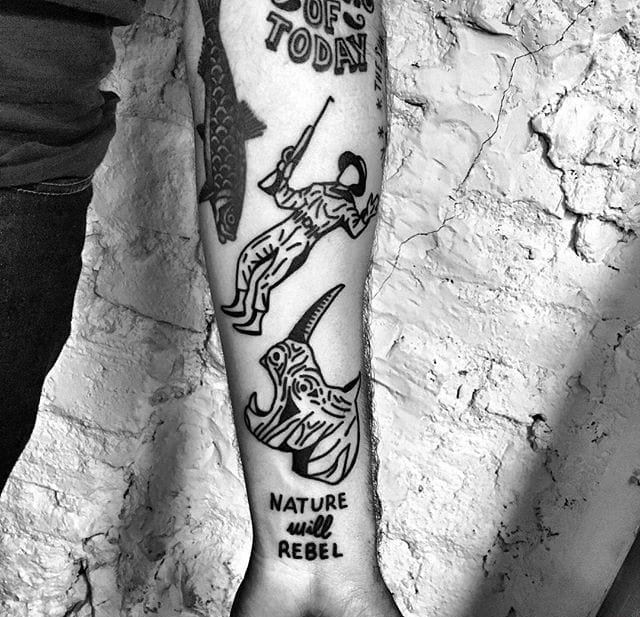 18款纯黑色纹身图案