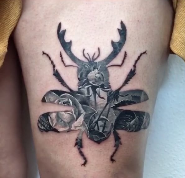 16款精致的双重曝光轮廓纹身