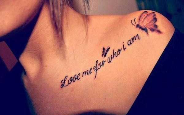 多款女生可爱的锁骨纹身图案女