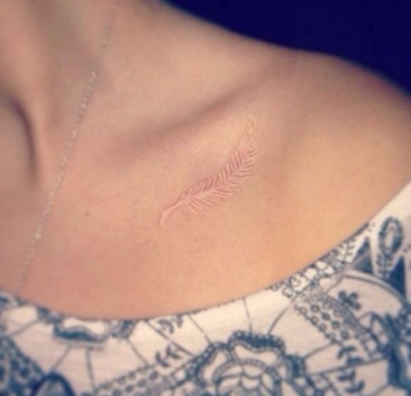 多款女生可爱的锁骨纹身图案女