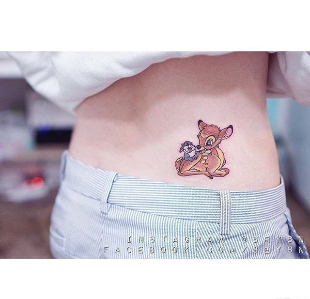 彩色小清新图片纹身作品