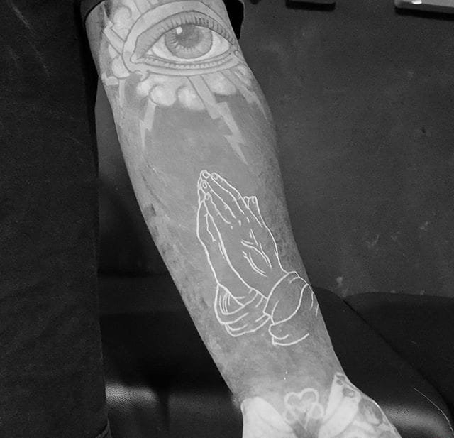 10款超酷的白色纹身图案