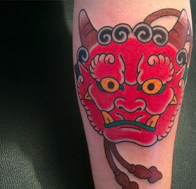 大胆经典的日本风格纹身图案